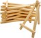 5.9" Mini Wood Display Easel, 10 Pcs Tabletop Easels for Displaying Photos and Pictures